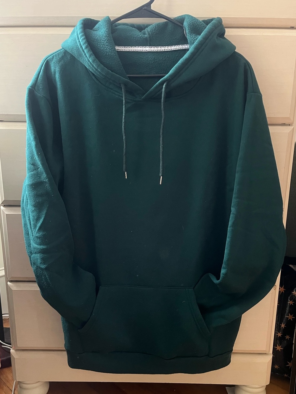 SHEIN Dark Green Pullover Hoodie